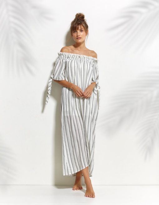 Watercult Relaxed Lines off-shoulder dress - Afbeelding 2