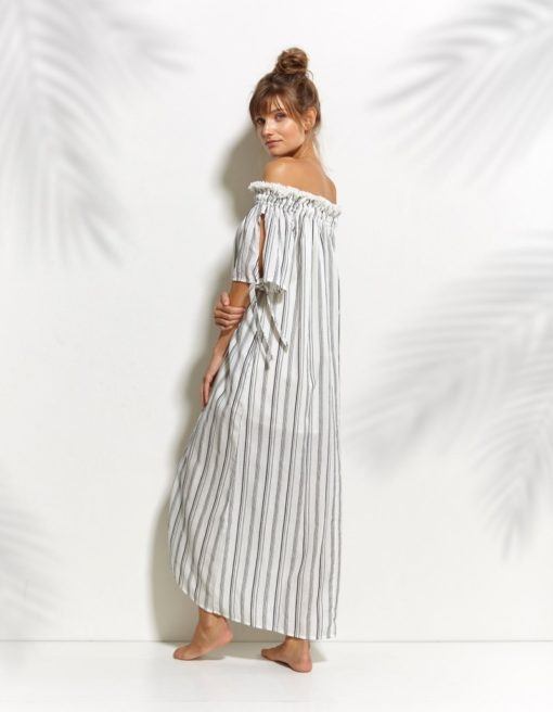 Watercult Relaxed Lines off-shoulder dress - Afbeelding 3