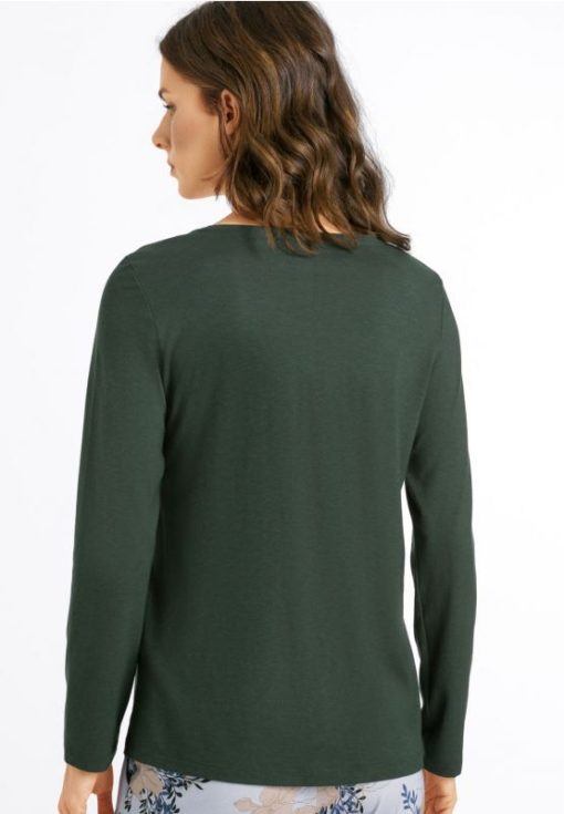 Hanro Sleep & Lounge shirt Green Marble - Afbeelding 3