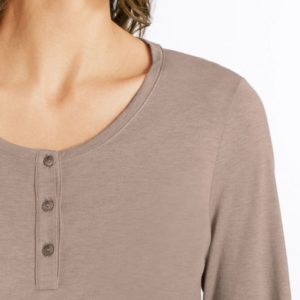 Hanro Sleep & Lounge Shirt Crockery - Afbeelding 4