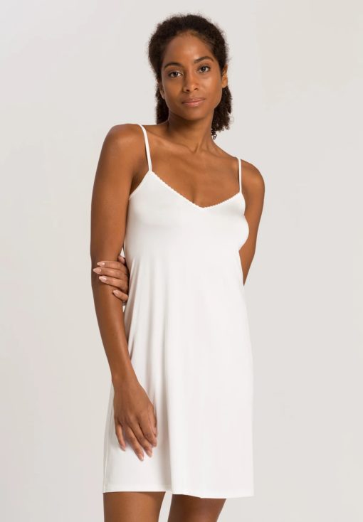 Hanro Satin Deluxe bodydress off white - Afbeelding 2