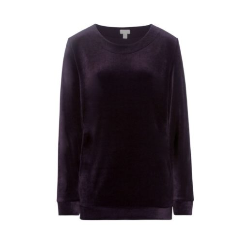 Hanro Favourites Velours Sweatshirt Alexandrite