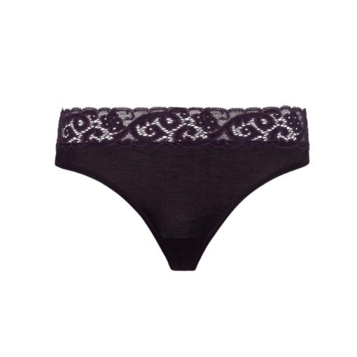 Hanro Moments midi slip Alexandrite