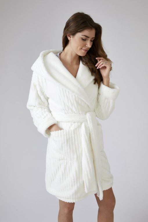Pretty You London Cloud badjas creme - Afbeelding 2