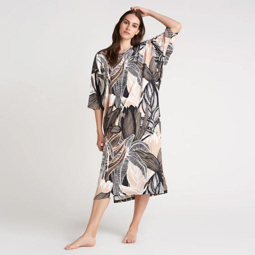 Nanso Tropiikki nachthemd/kaftan - Afbeelding 2