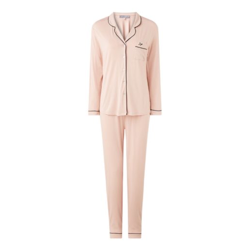 Pretty You London Bamboo pyjama set light pink