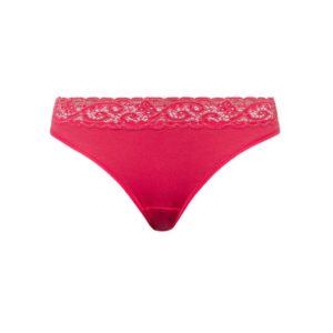 Hanro Moments High-lace slip Geranium