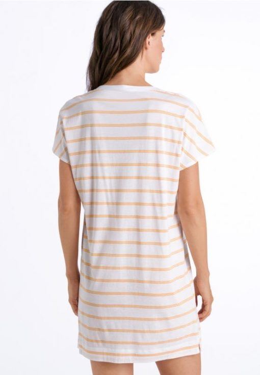 Hanro Laura bigshirt Stripe yellow - Afbeelding 3