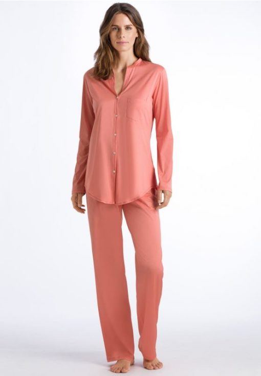 Hanro Cotton Deluxe Pyjamaset Carnation - Afbeelding 2