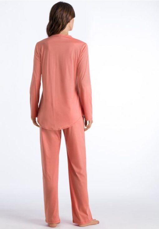 Hanro Cotton Deluxe Pyjamaset Carnation - Afbeelding 3