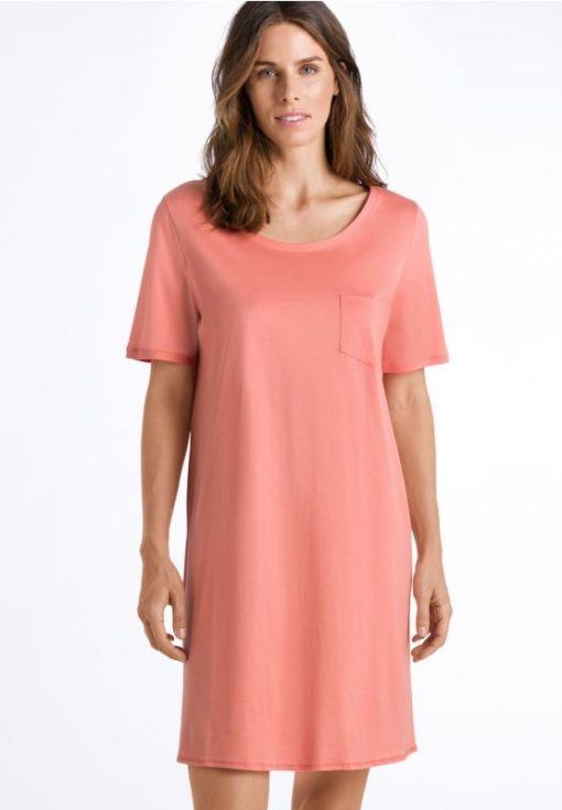 Hanro Cotton Deluxe nachthemd Carnation - Afbeelding 2