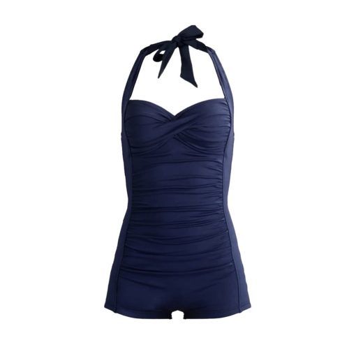 Seafolly Boyleg badpak navy