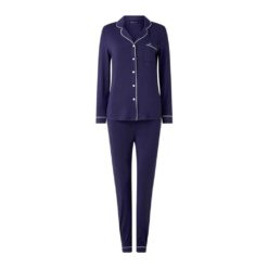 Pretty You London Bamboo pyjama set midnight blue