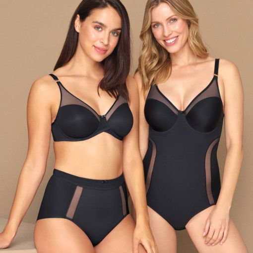 Felina Divine Vision body in zwart & taupe - Afbeelding 5