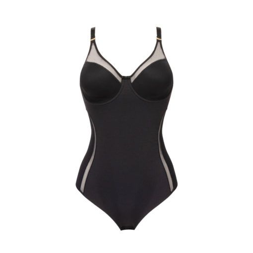 Felina Divine Vision body in zwart & taupe