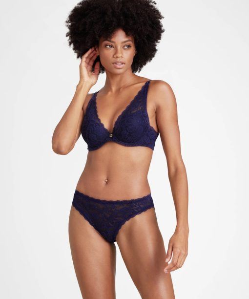 Aubade Rosessence slip Night Blue - Afbeelding 4