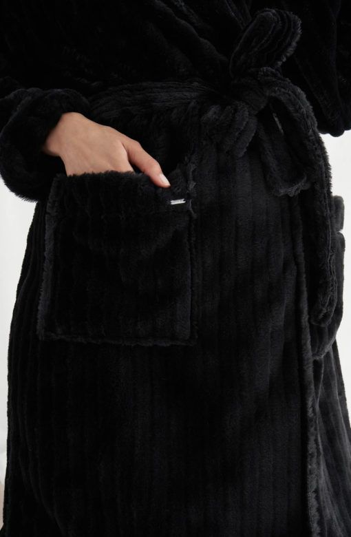 Pretty You London Cloud badjas black - Afbeelding 2