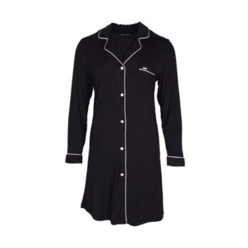 Pretty You London Bamboo nightshirt black