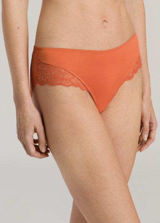Hanro Juna midi slip coral gold - Afbeelding 4