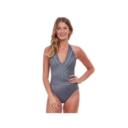 Gottex Divine Embroidered halter badpak