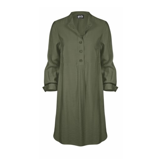 Maryan Mehlhorn Dark Olive blouse jurk