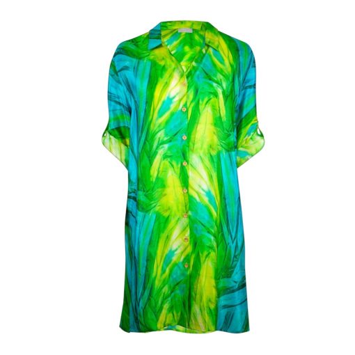 Charmline Green Waters blouse
