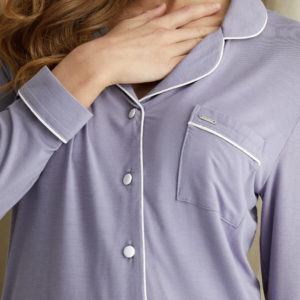 Pretty You London Bamboo Pyjama set Lavender - Afbeelding 4