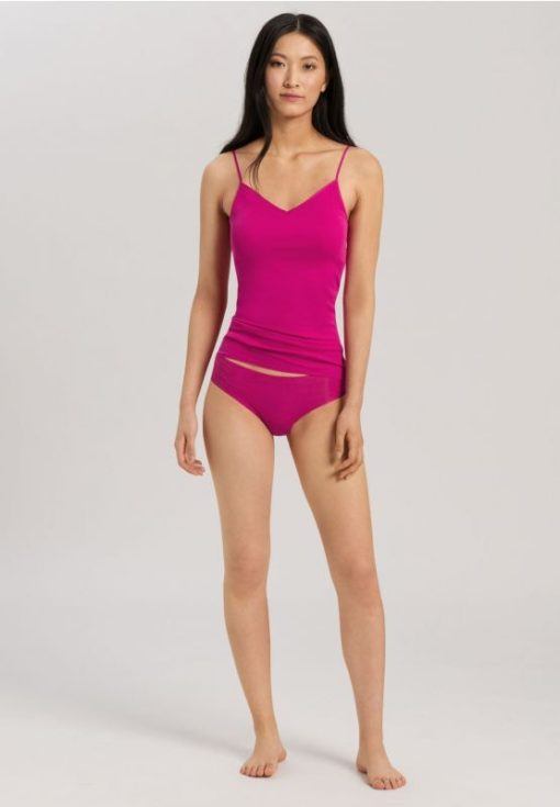 Hanro Padded Spaghetti top Very Berry - Afbeelding 6