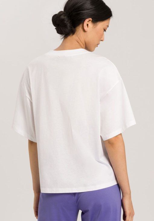 Hanro Natural Shirt Oversized-Fit wit - Afbeelding 3