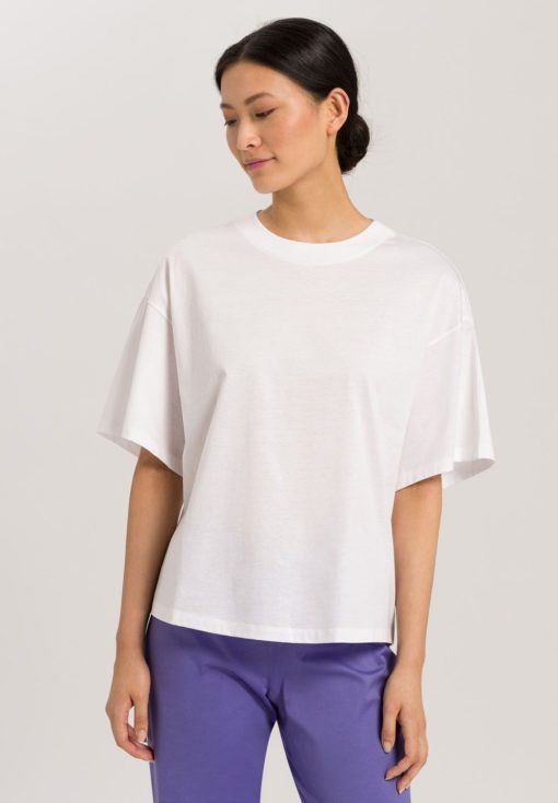 Hanro Natural Shirt Oversized-Fit wit - Afbeelding 2