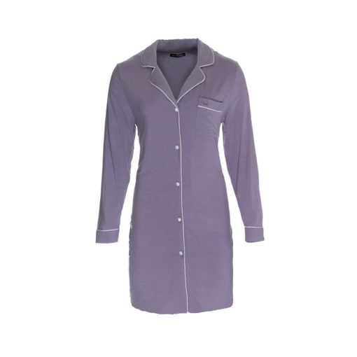Pretty You London Bamboo nightshirt Lavender