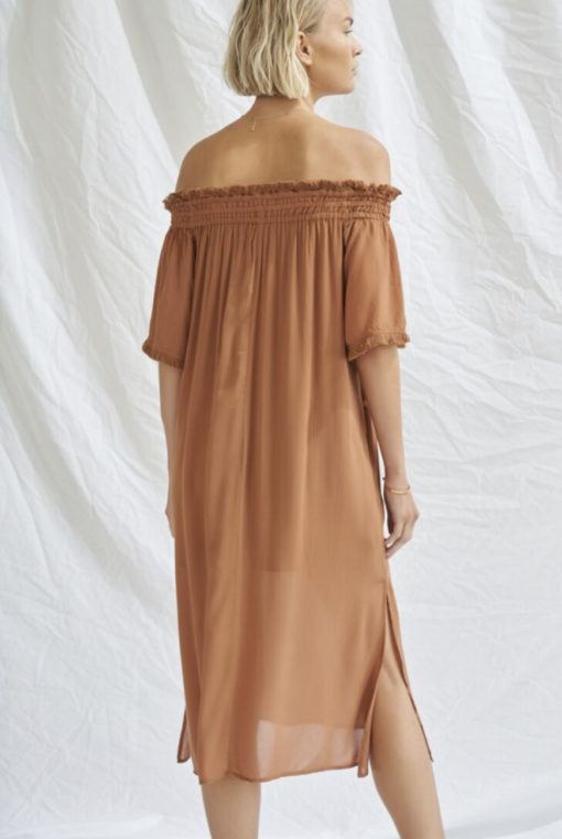 Watercult Off Shoulder dress Brown Sugar - Afbeelding 3