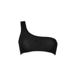 Watercult Textured Basics one-shoulder bikinitop