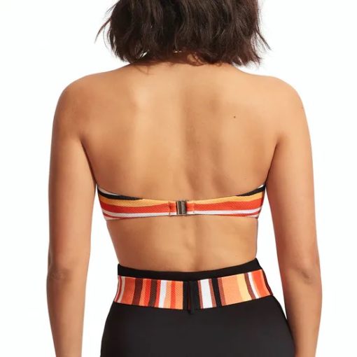 Seafolly Sunny Stripe Bustier Bandeau bikinitop - Afbeelding 3