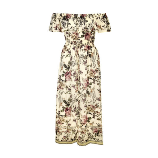 Watercult Secret Garden off-shoulder jurk