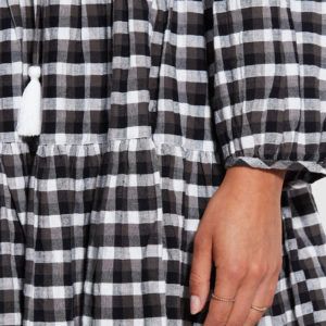 Seafolly Portofino Gingham Tier jurk - Afbeelding 4