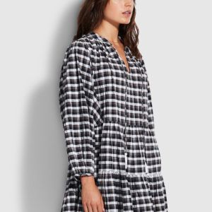 Seafolly Portofino Gingham Tier jurk - Afbeelding 2