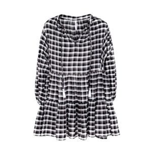 Seafolly Portofino Gingham Tier jurk
