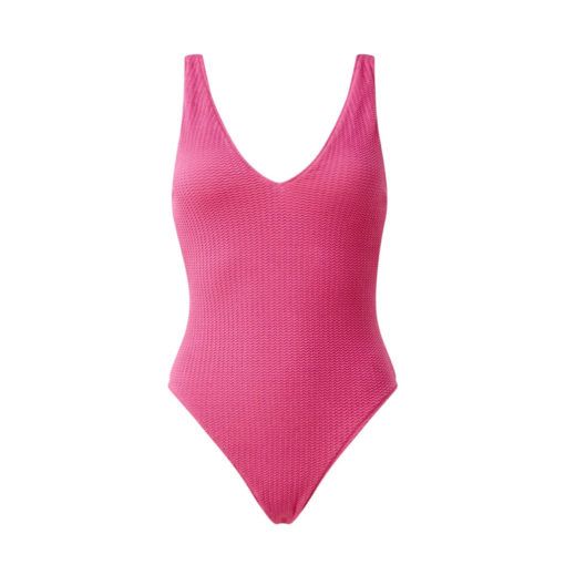 Seafolly Sea Dive Deep V-Neck badpak fuchsia