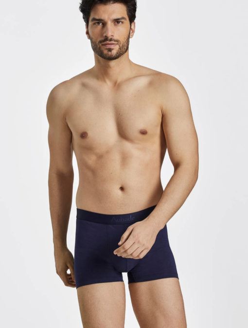 Aubade Homme 2 boxers pack mini menottes & uni marine - Afbeelding 2