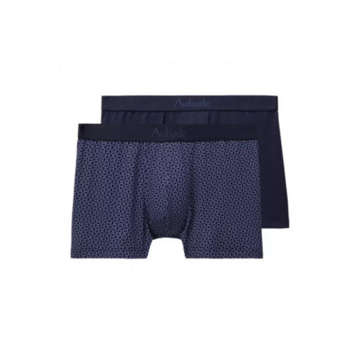 Aubade Homme 2 boxers pack mini menottes & uni marine