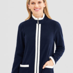Louis Féraud Dressing Gown badjas marine - Afbeelding 2