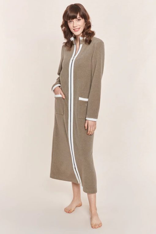 Féraud Dressing Gown badjas beige - Afbeelding 2