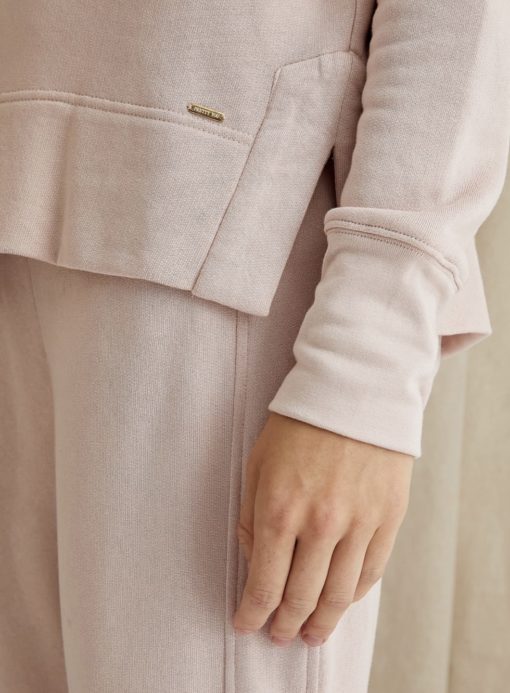 Pretty You London Bamboo hoodie rose - Afbeelding 5