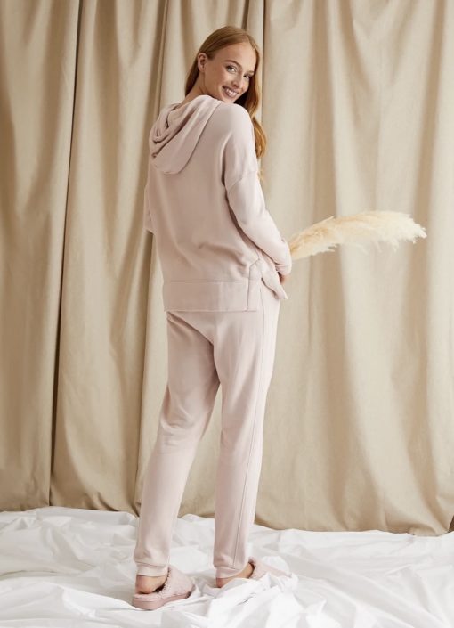 Pretty You London Bamboo hoodie rose - Afbeelding 6