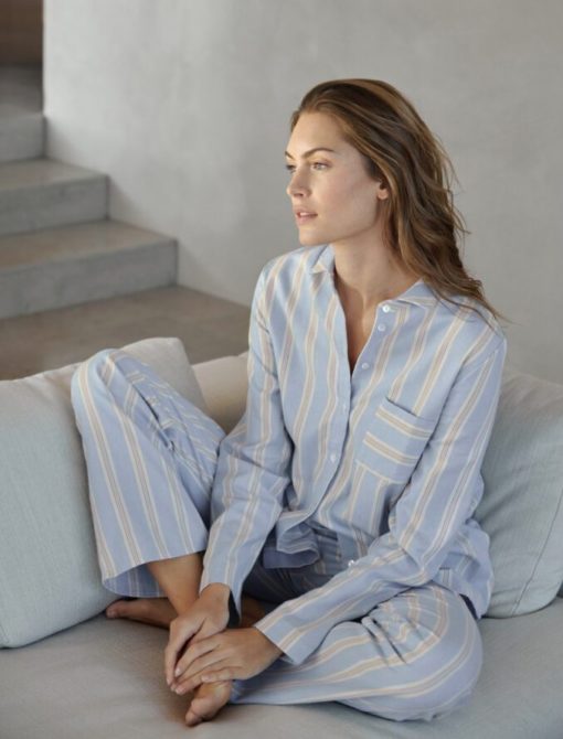Hanro Loungy Nights broek soft stripe - Afbeelding 6