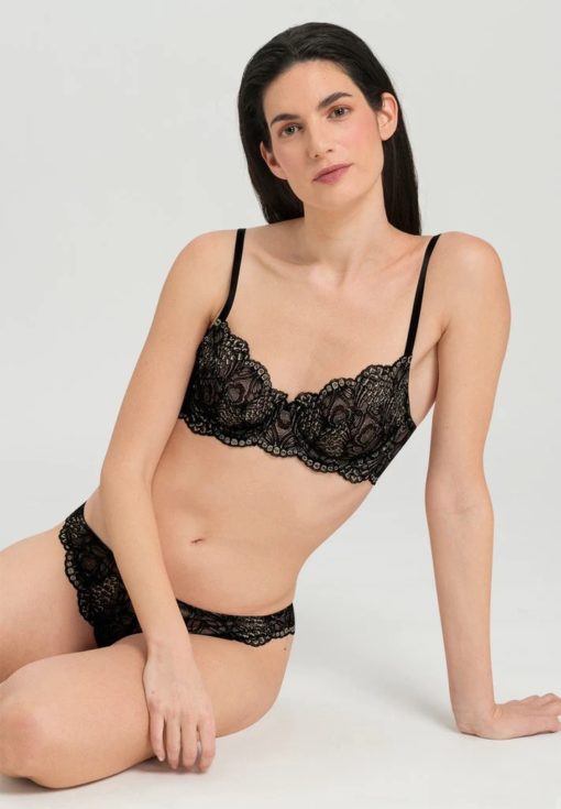 Hanro Lilova beugel BH Black Beauty - Afbeelding 4