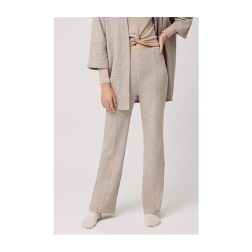 Ysabel Mora flare loungebroek Grey Almond
