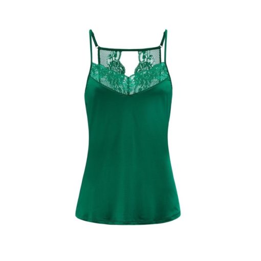 Hanro Lovis spaghetti top Emerald