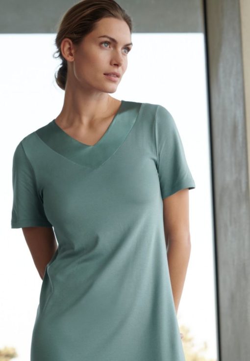 Hanro Mira nightdress Eucalyptus - Afbeelding 5